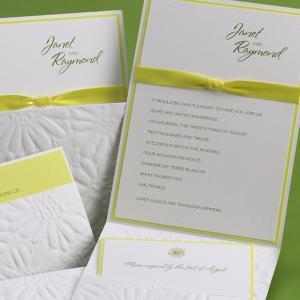 daisy wedding invitations