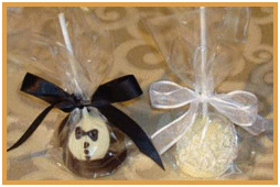 chocolate lollipop favors