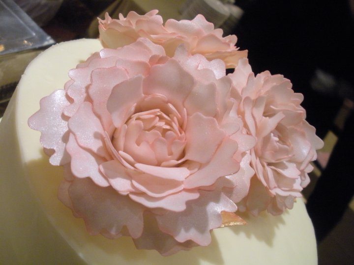 Wedding gum paste flowers