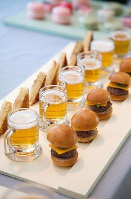 Serving Finger Foods Wedding Reception Meal Planning