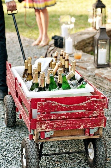 wagon for wedding