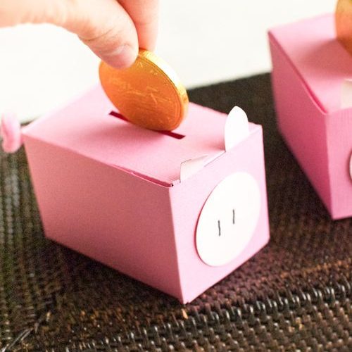 piggy bank favors