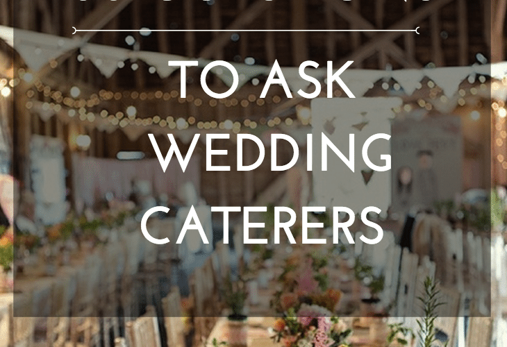 questions to ask wedding caterer