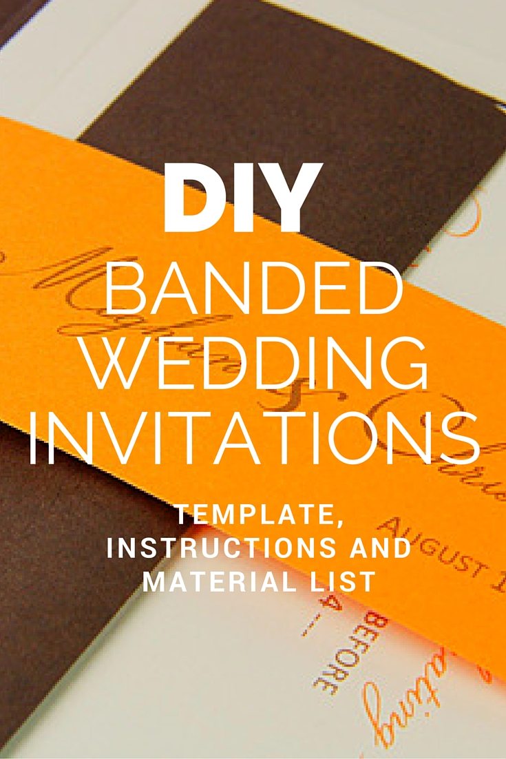 diy wedding invitation