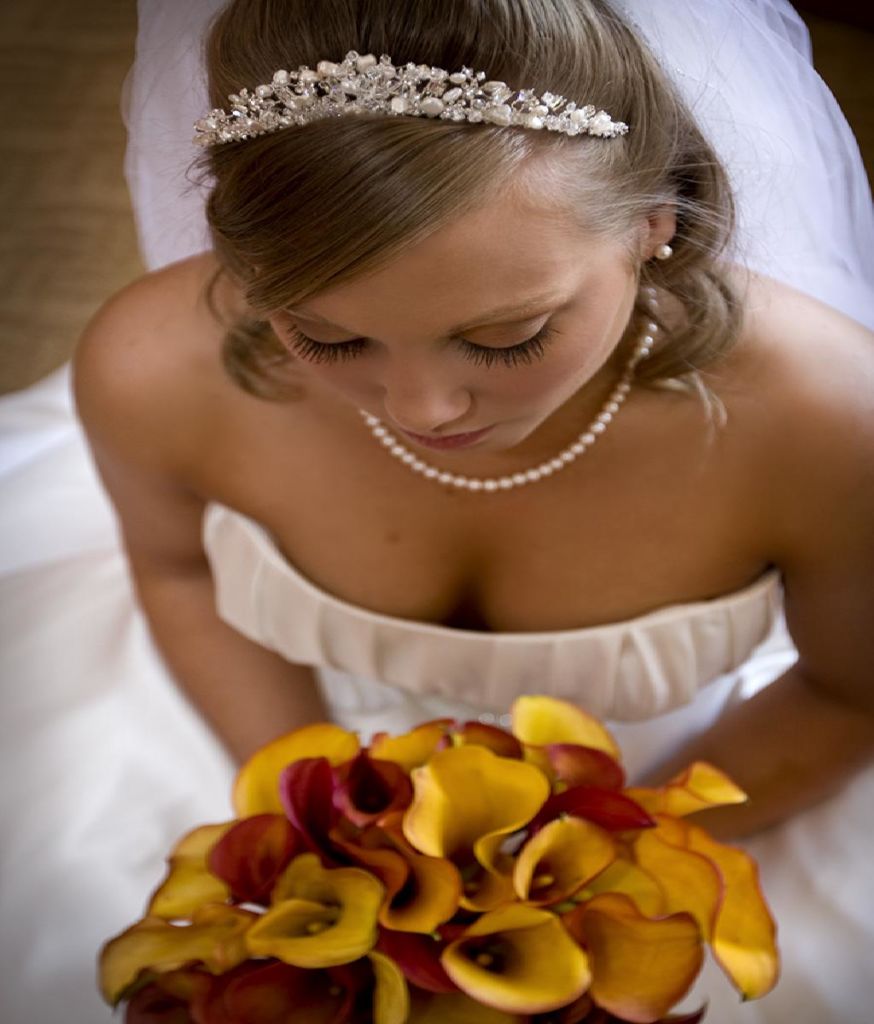 Bride with accessories