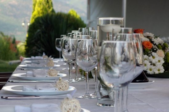 Elegant wedding decorations