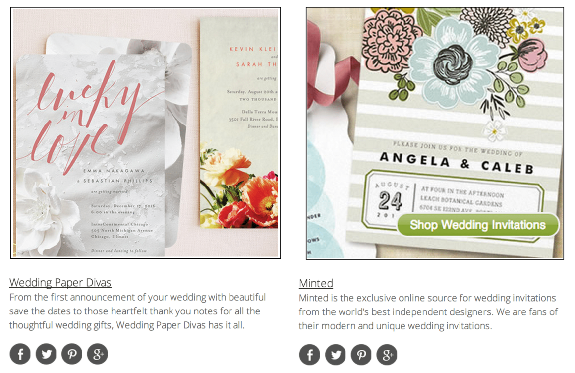 Top 10 Wedding Invitation Websites