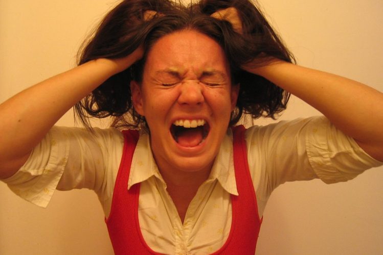stressed bride
