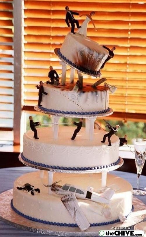 fun wedding cakes