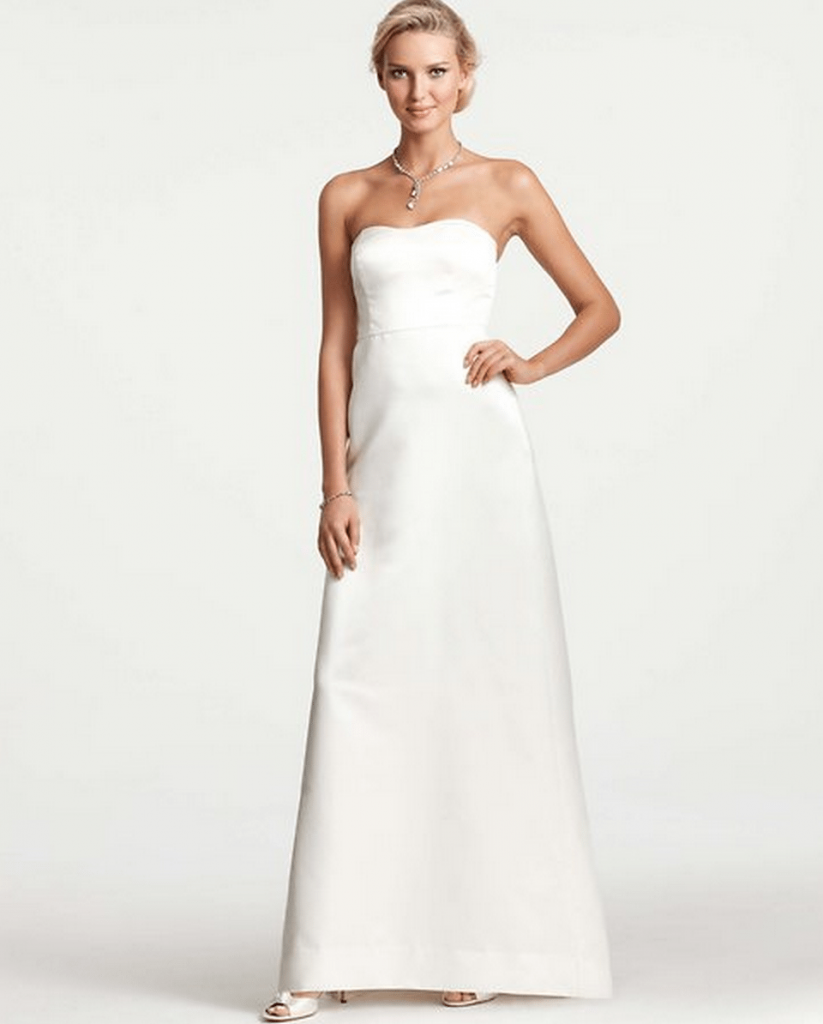 ann taylor wedding dress