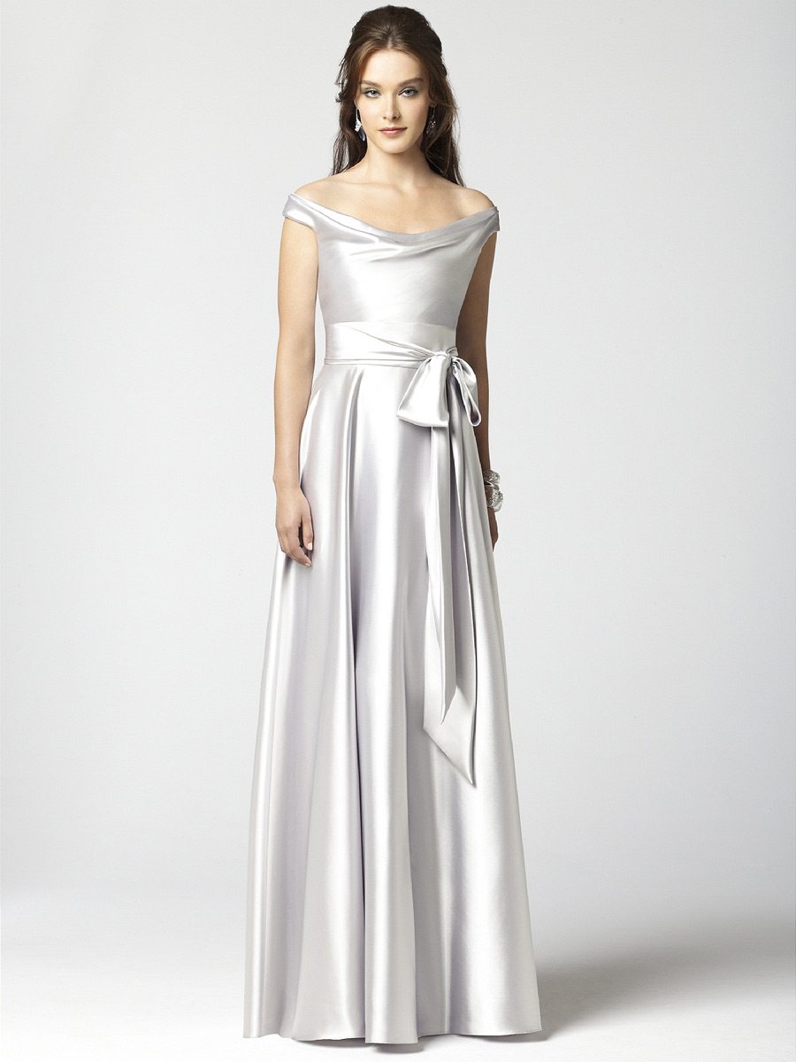 Colorful Wedding & Bridesmaid Gowns: Silver Inspiration