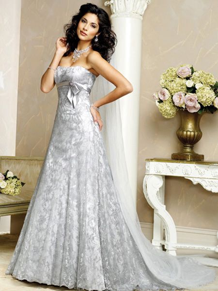 Silver Wedding Dress