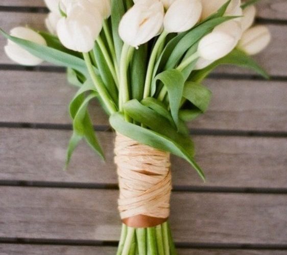 wedding bouquets tulips