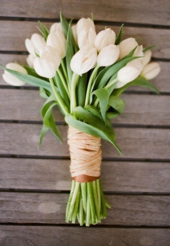 wedding bouquets tulips