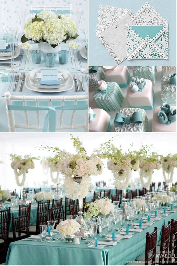 tiffany blue wedding party