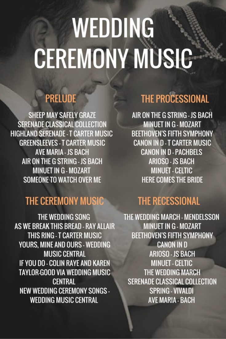 Wedding Ceremony Music How To Plan Your Ceremony Music