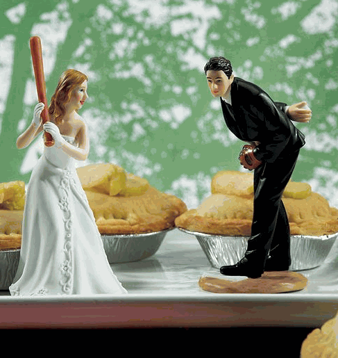 funny wedding cake topper