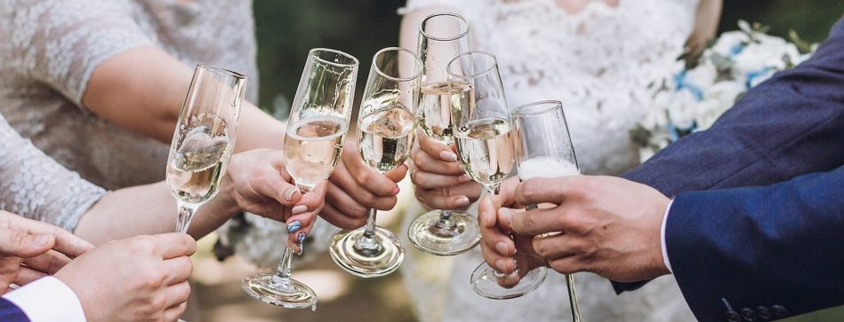 Champagne Toast at wedding