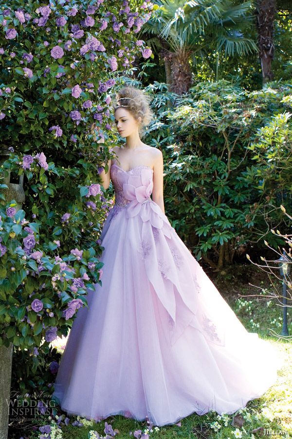 Lavender Wedding Dress