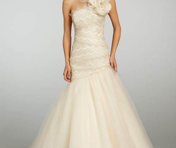 Ecru White Wedding Dress