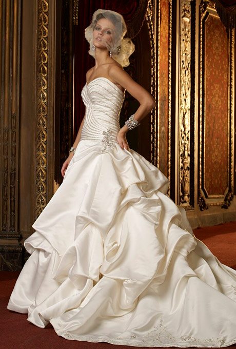 Wedding Ball Gowns with Pick-up Skirts