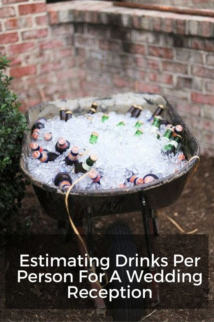 drinks per person wedding reception