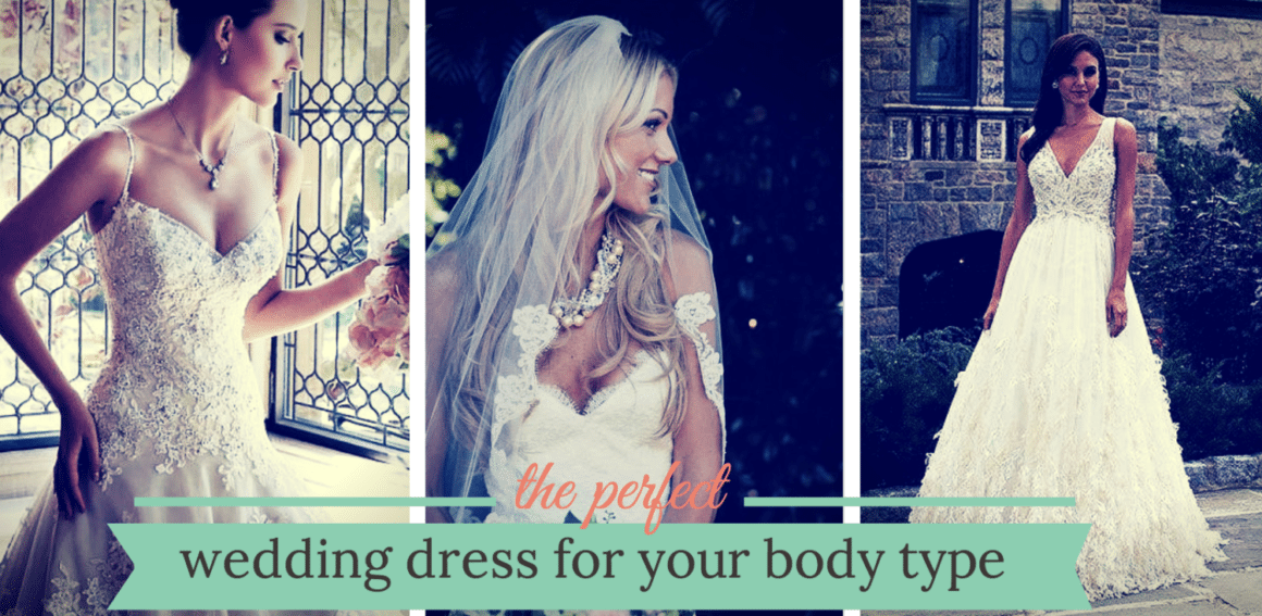 perfect wedding dress for your body type