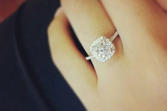 unique diamond engagement ring