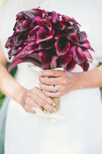 Purple Plum Bridal Bouquets
