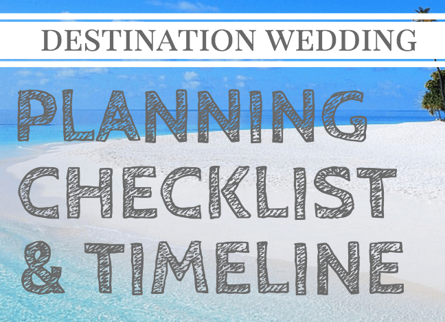 destination wedding planning checklist