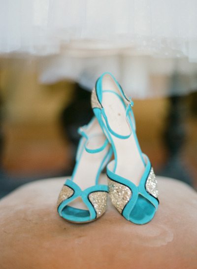 Colorful Wedding Day Shoes