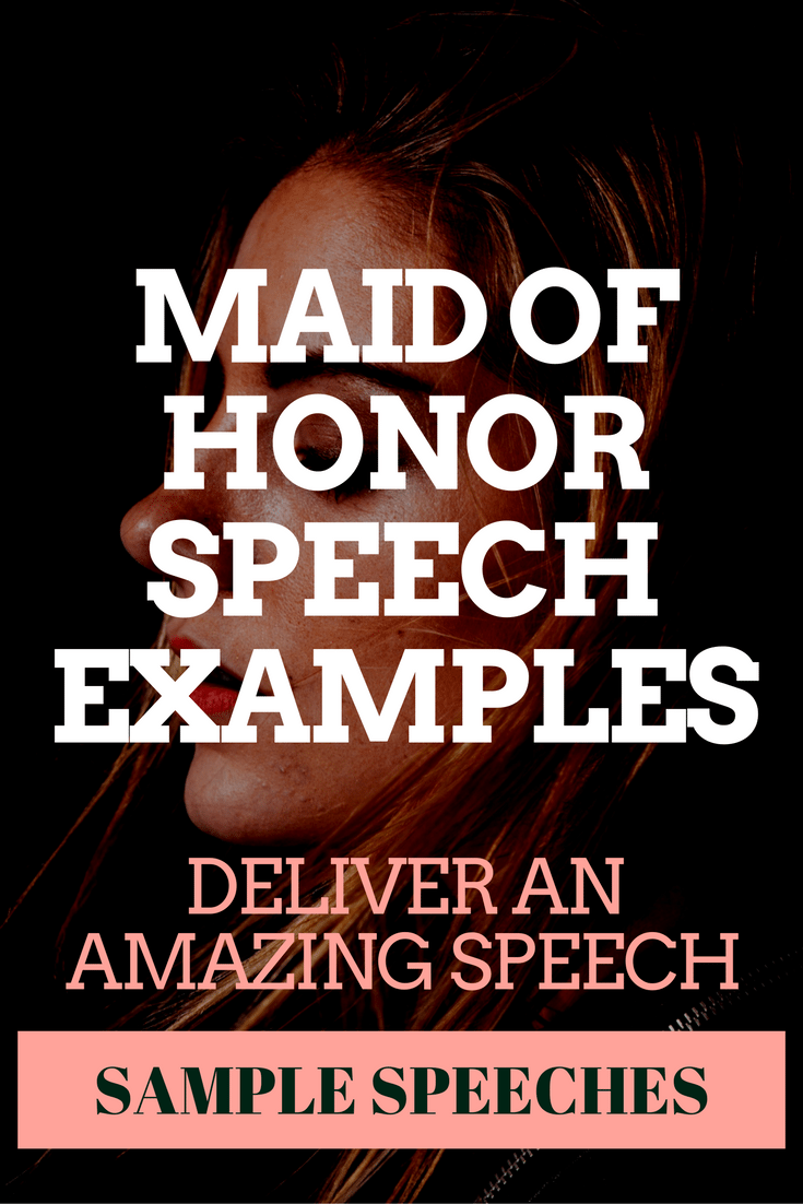 maid of honor speech samples for best friend