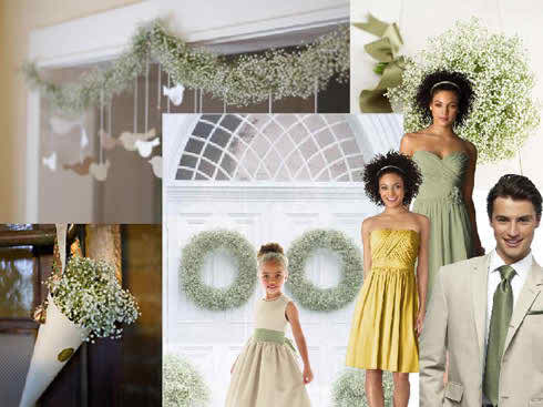 3 color combos for the bridal day
