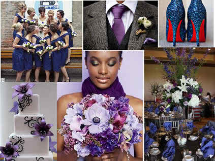 Color ideas for the bridal day