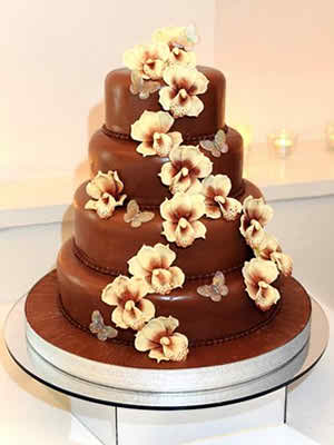 Tips as wedding cakes