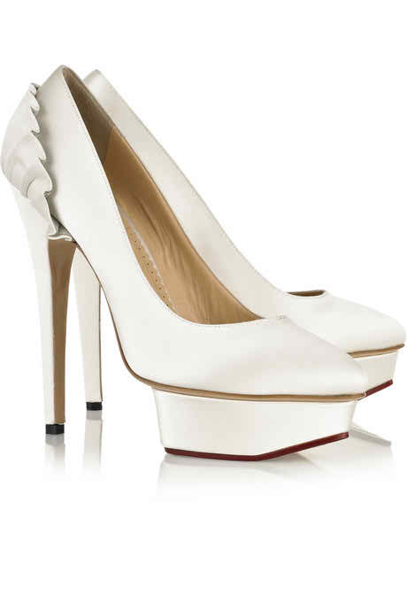 Charlotte Olympia bridal shoes