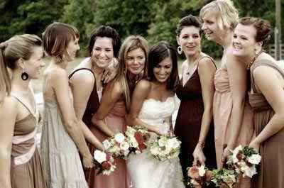Different colored bridesmaid dresses for my girls