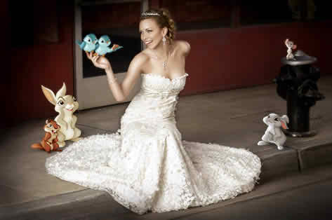 Disney wedding dresses