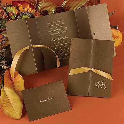 Ideas of autumn wedding invitations that you will simply love