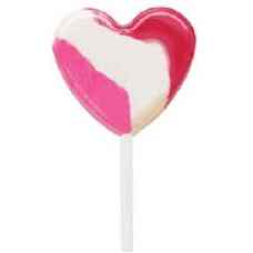 Heart lollipop wedding favors