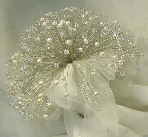 Pick a crystal wedding bouquet