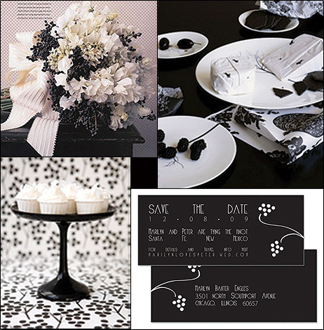 black and white wedding themes 2