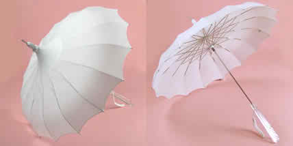 bridal umbrellas