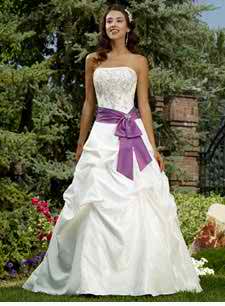 color wedding dresses
