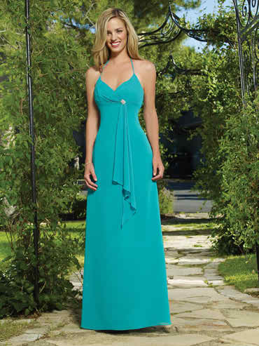 Colored dress for the bridesmaids
