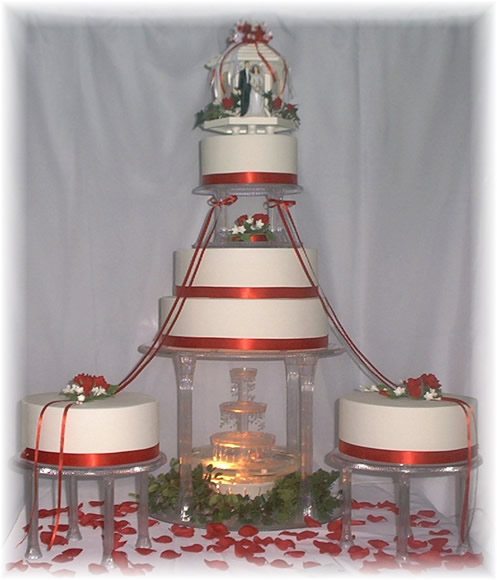 fountain wedding cakes 2