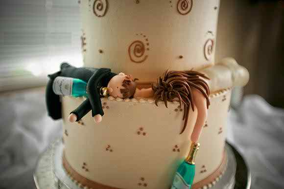 Funny wedding cakes | 