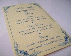 models of wedding menus 33