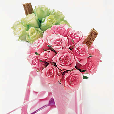 pink wedding flowers 2