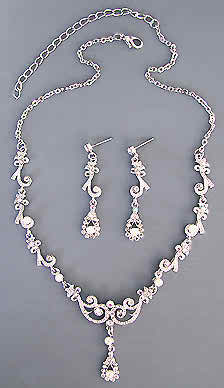 rhinestone and pearl bridal jewelry
